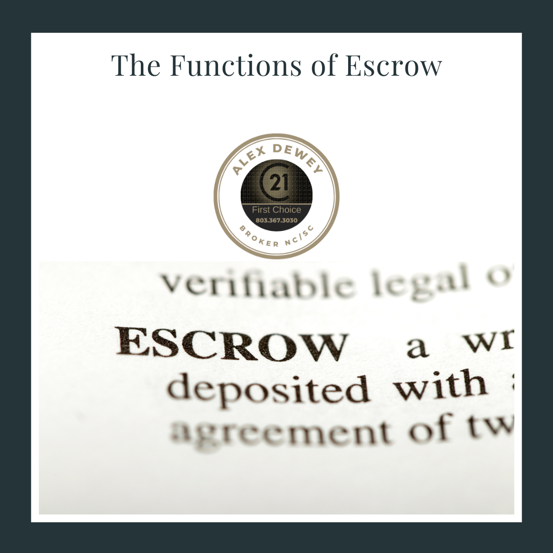 Partial look at the definition of escrow
